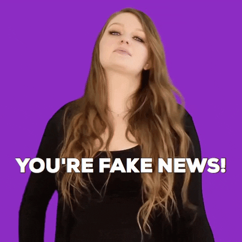 Woman Called Out You're Fake News GIF