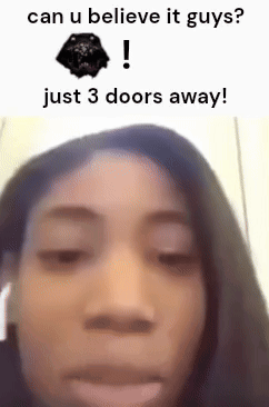 Woman Can U Believe It 3 Doors Away