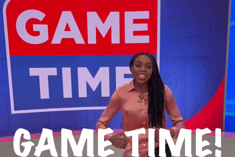 Woman Cheering Game Time GIF