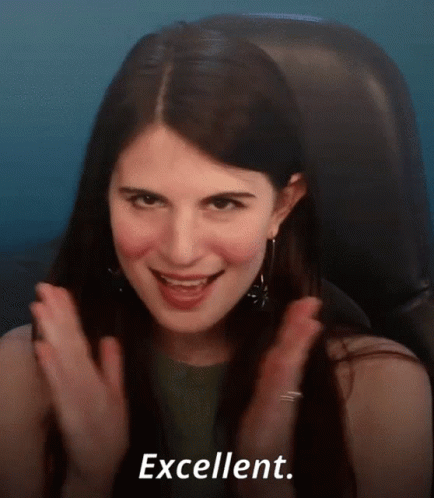 Woman Clapping Hands Excellent