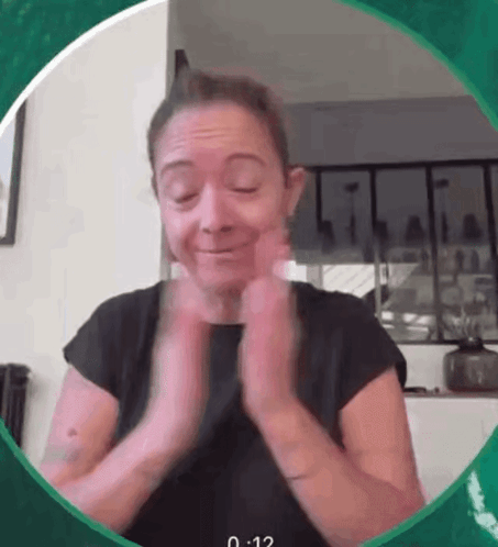 Woman Clapping Hands in Circle