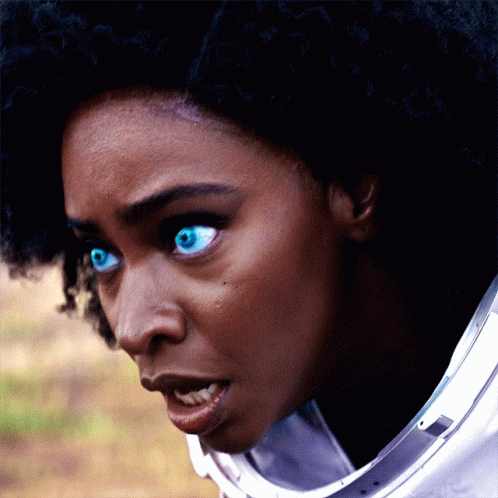 Woman Close Up Blue Eyes