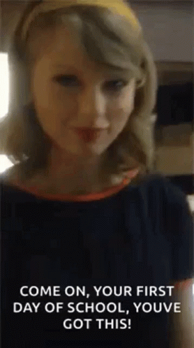 Woman Close Up First Day Of School Youve Got This GIF