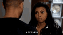 Woman Confessing That She's A Snitch GIF