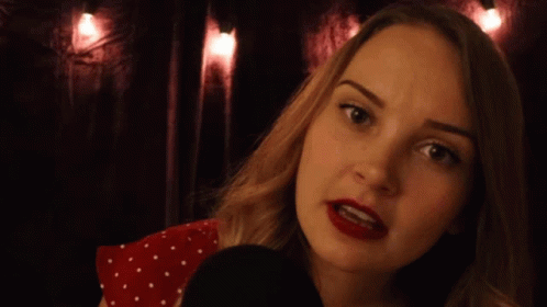 Woman Counting 666 GIF