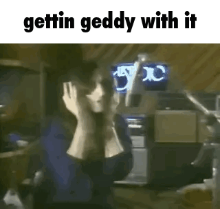 Woman Covering Ears In Front Of Microphone GIF