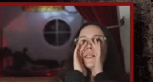 Woman Covering Face With Hands GIF