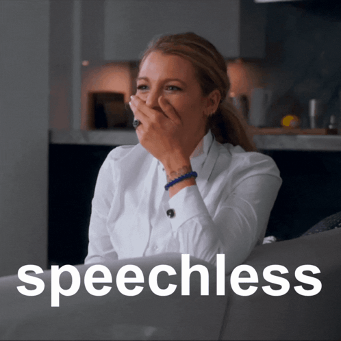 Woman Covering Mouth Speechless