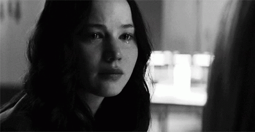 Woman Crying Black and White Photo Tear