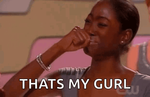 Woman Crying Covering Mouth Saying Thats My Curl