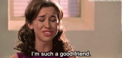 Woman Crying I'm Such a Good Friend