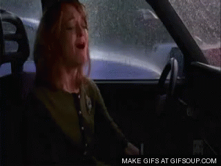 Woman Crying in Car