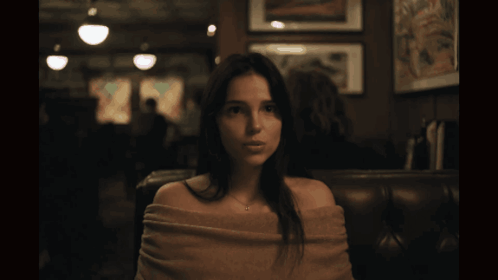 Woman Crying in Dark Room Man at Table