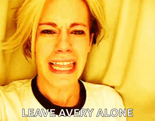 Woman Crying Leave Avery Alone GIF