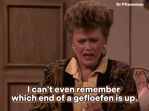 Woman Crying Says I Can't Even Remember Which End Of A Gefloefen Is Up GIF
