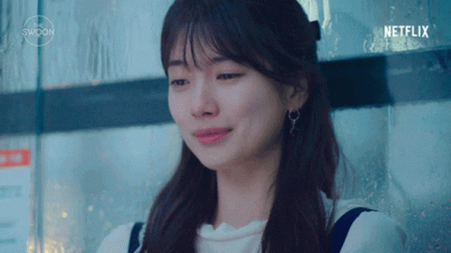 Woman Crying With Netflix Logo GIF