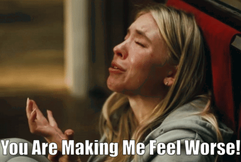 Woman Crying You Are Making Me Feel Worse GIF