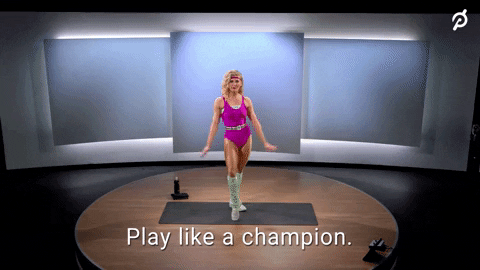 Woman Dance And Play Like A Champion GIF