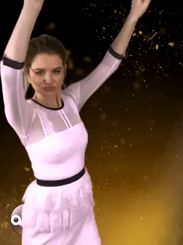 Woman Dancing Glamorous Moves GIF