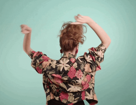 Woman Dancing Turn Around GIF