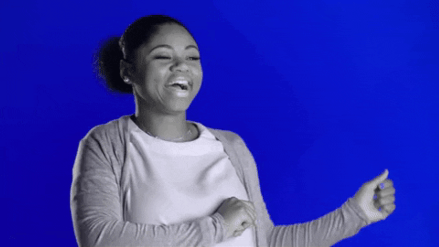 Woman Dancing And Singing GIF