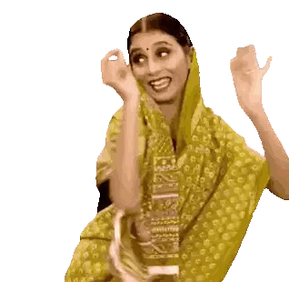 Woman Dancing And Smiling