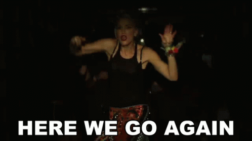 Woman Dancing Before Crowd Here We Go Again GIF