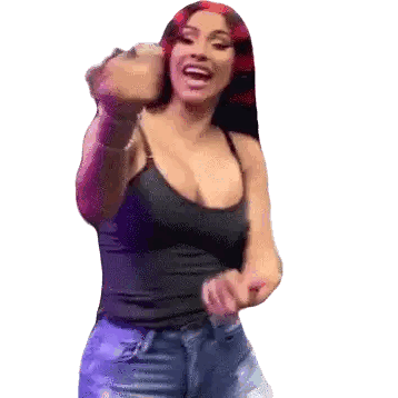 Woman Dancing in Black Tank Top and Blue Jeans
