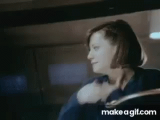 Woman Dancing In Dark Room GIF