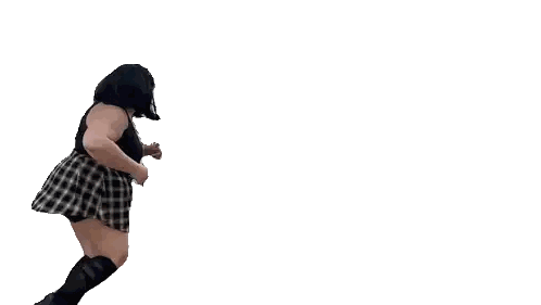 Woman Dancing in Plaid Skirt and Knee Socks