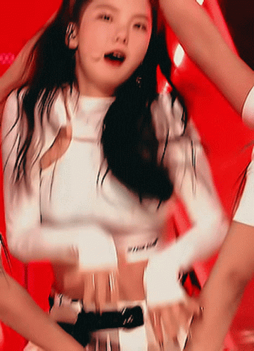Woman Dancing in White Crop Top