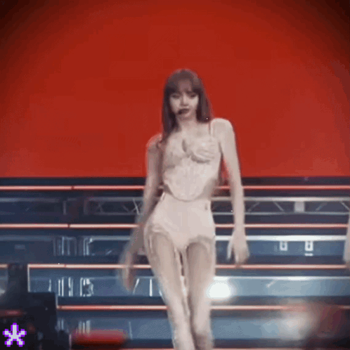 Woman Dancing In White Dress GIF