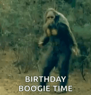 Woman Dancing in Woods With Monkey