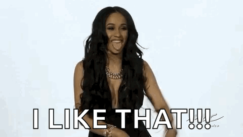 Woman Dancing Saying I Like That