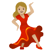 Woman Dancing Sticker GIF