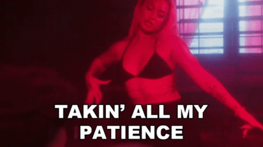 Woman Dancing Taking All My Patience GIF