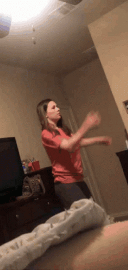 Woman Dancing Wack GIF