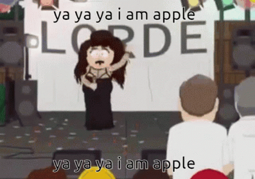 Woman Dancing Ya Ya Ya I Am Apple GIF