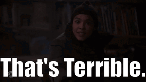 Woman Dark Room That's Terrible GIF