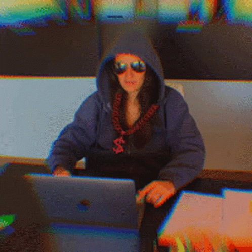 Woman Deal With It Thug Life GIF