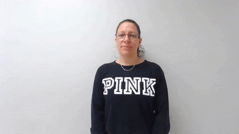 Woman Doing Budget Sign Language GIF