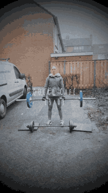 Woman Doing Deadlift Exercise GIF
