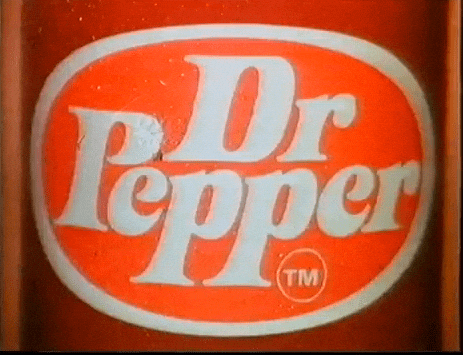 Woman Drinking Dr Pepper Through Straw GIF