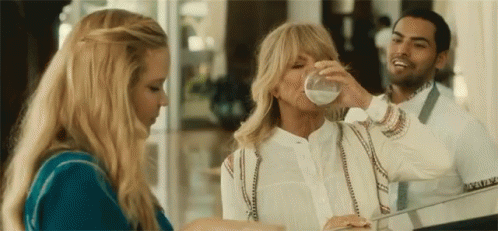 Woman Drinking Milk