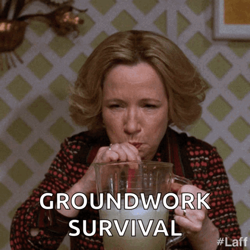 Woman Drinking Through Straw Groundwork Survival
