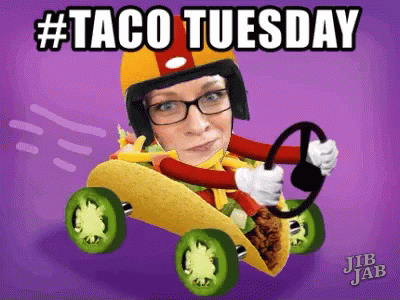 Woman Driving Taco #Taco Tuesday