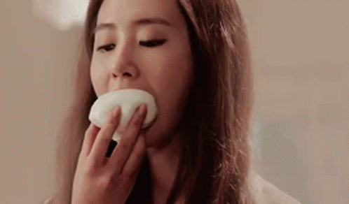 Woman Eating Soap Bar