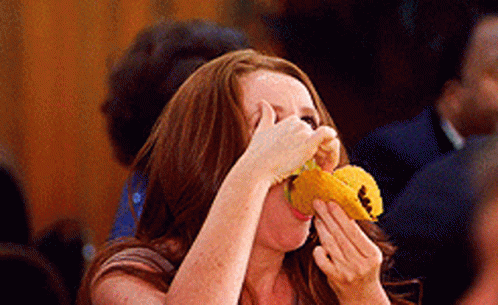 Woman Eating Taco GIF