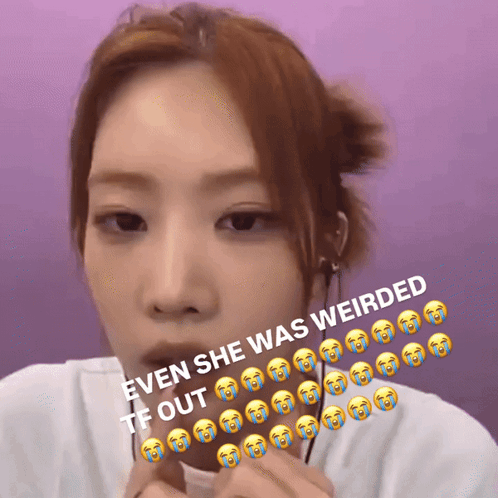 Woman Even She Was Weird TF Out