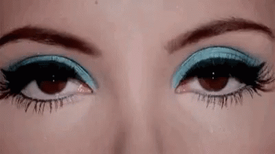 Woman Eyes Blue Eye Makeup
